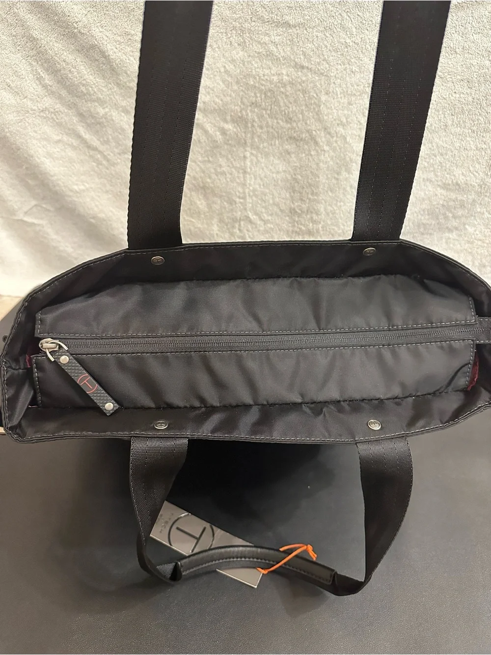 Tumi Tech Black Nylon Tote Bag